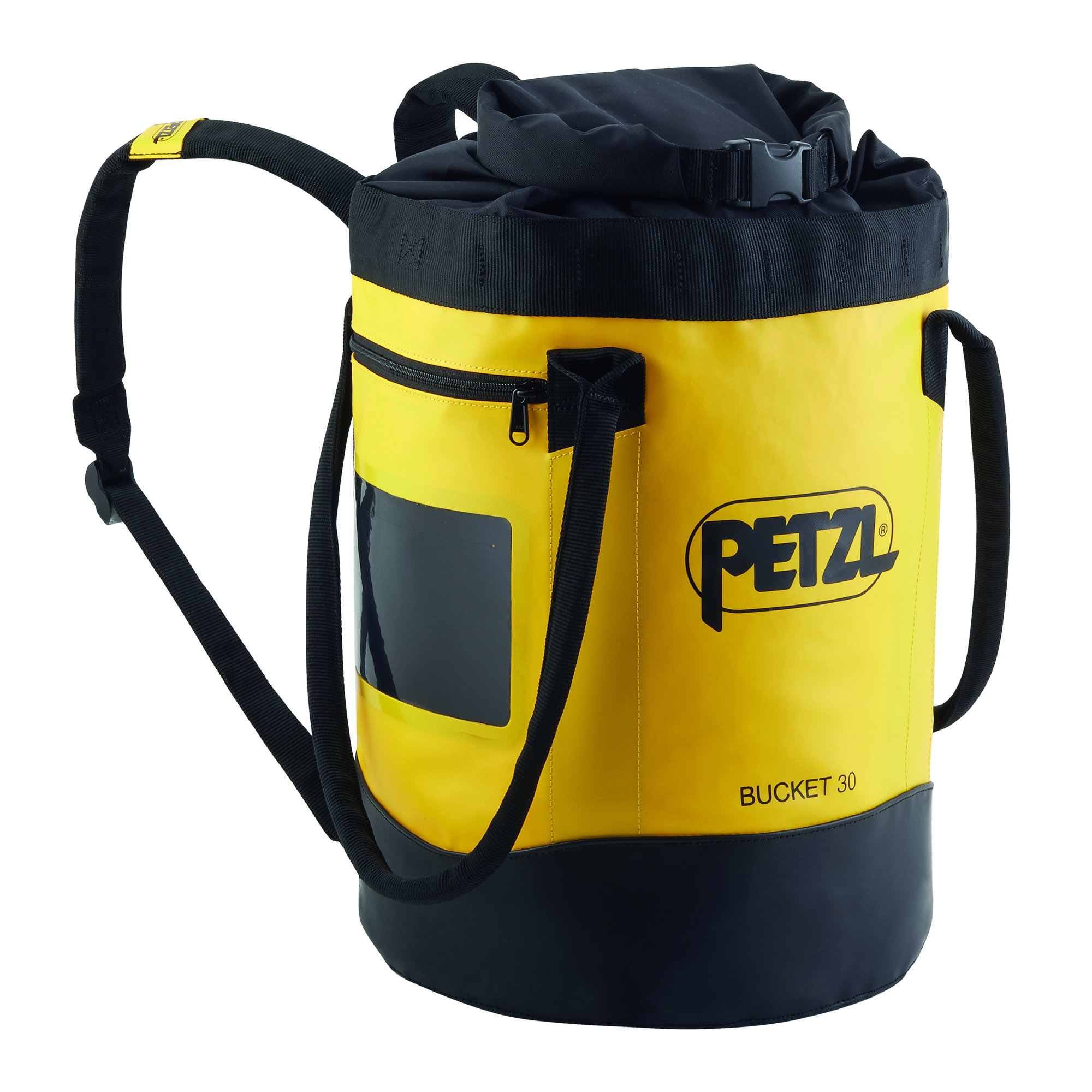 Petzl BUCKET Rope Bag - 30 Liters, Yellow, TPU Tarp Material, Model# S001AA01